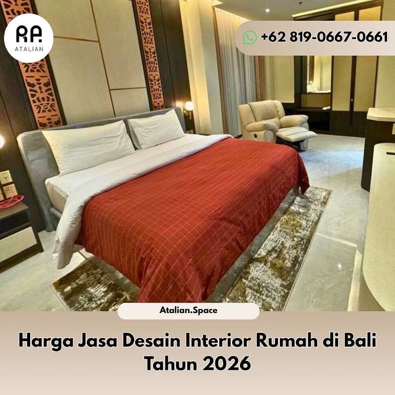 Harga Jasa Desain Interior Rumah di Bali Tahun 2026