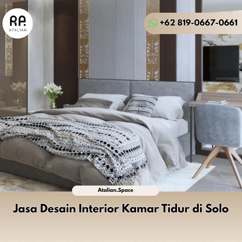 Jasa Desain Interior Kamar Tidur di Solo